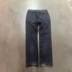Y2K 7 for all man kind dark wash austyn straight leg jeans preppy‎ 32